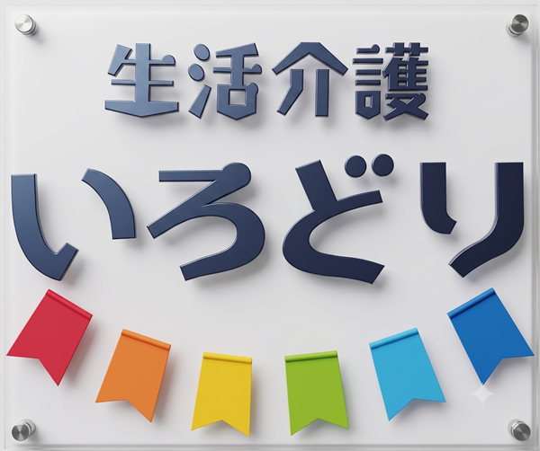 枚方市の生活介護いろどり_看板